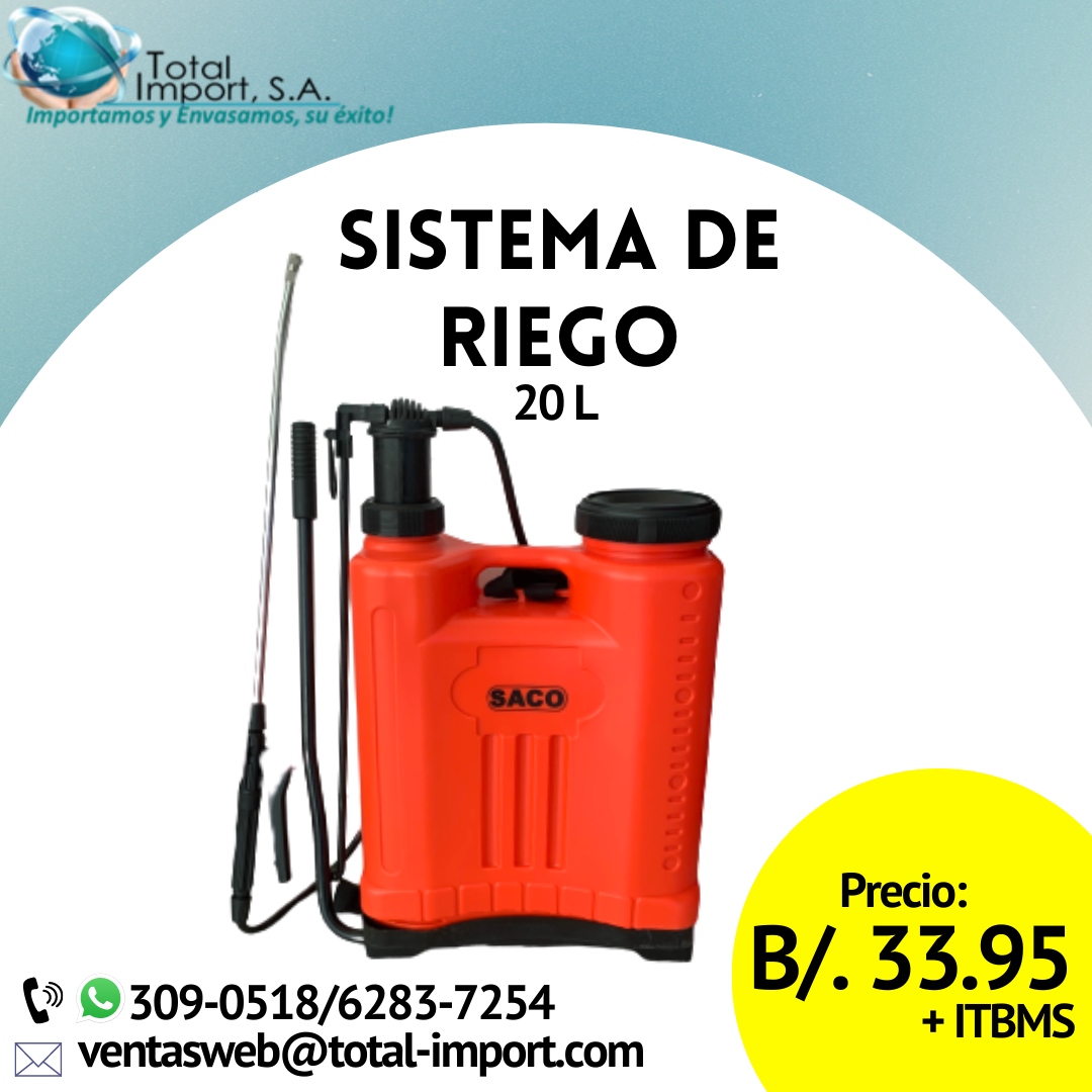 Sistema de Riego 20 Litros